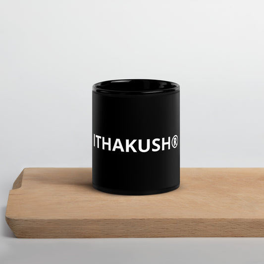 ITHAKUSH® Black Glossy Mug