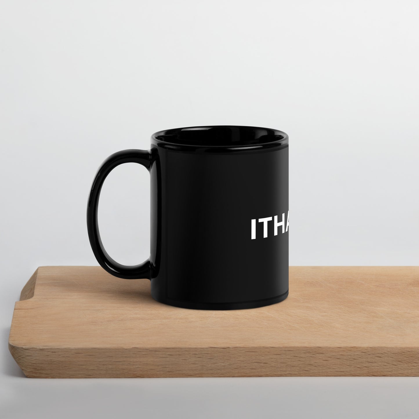 ITHAKUSH® Black Glossy Mug